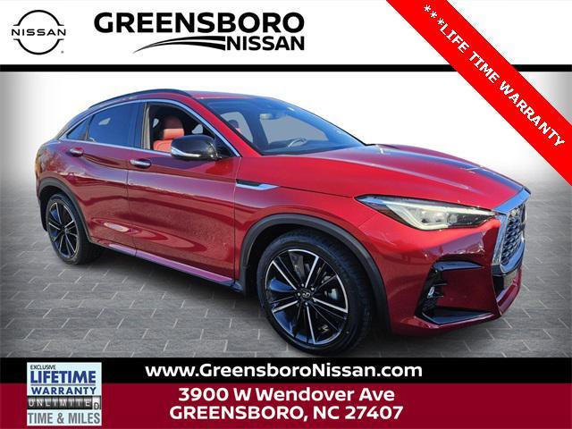 used 2022 INFINITI QX55 car, priced at $31,456