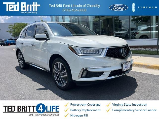 used 2017 Acura MDX car, priced at $21,500