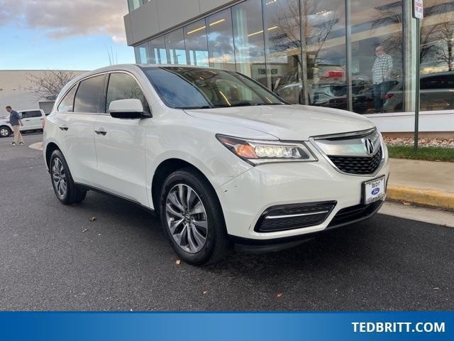 used 2016 Acura MDX car, priced at $17,500