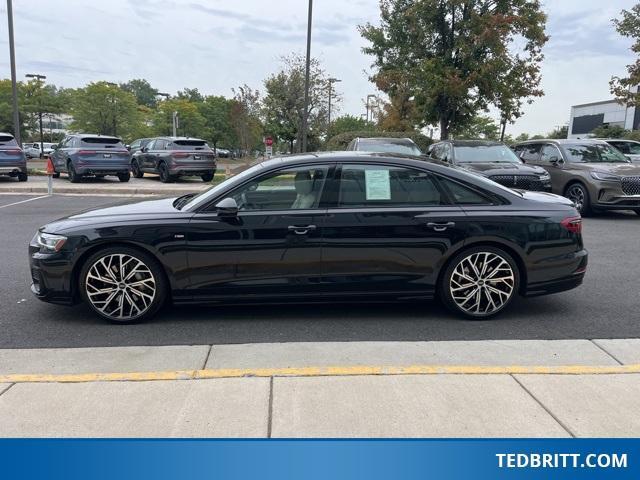 used 2024 Audi A8 car, priced at $63,500