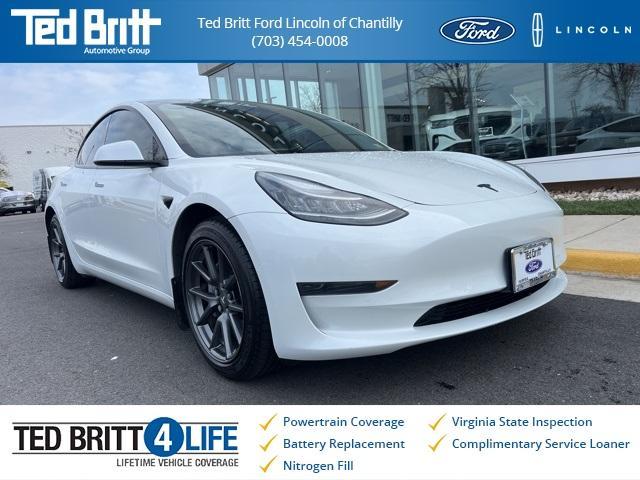 used 2021 Tesla Model 3 car, priced at $23,000