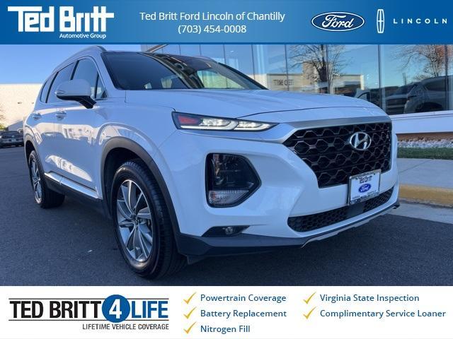 used 2019 Hyundai Santa Fe car, priced at $20,000