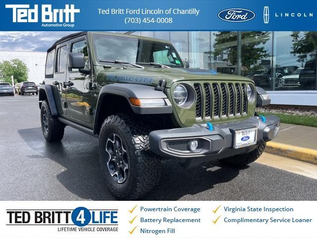 used 2022 Jeep Wrangler Unlimited 4xe car, priced at $37,500
