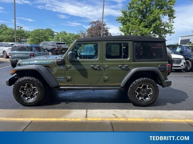 used 2022 Jeep Wrangler Unlimited 4xe car, priced at $37,500