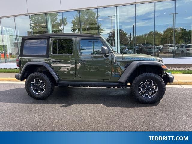used 2022 Jeep Wrangler Unlimited 4xe car, priced at $37,500