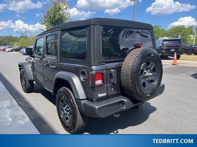used 2020 Jeep Wrangler Unlimited car, priced at $25,000