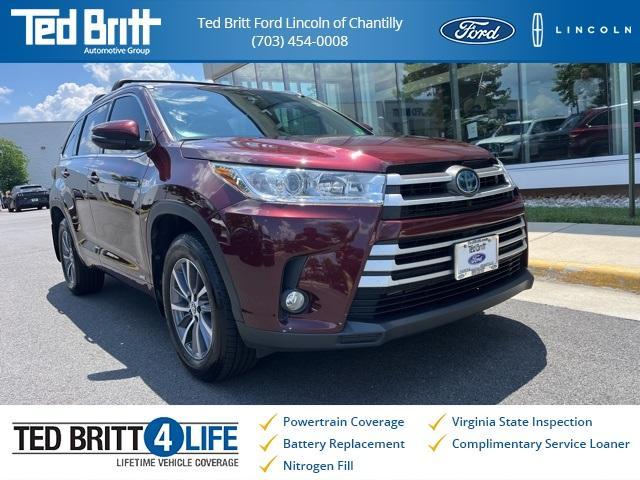 used 2018 Toyota Highlander Hybrid car, priced at $29,500