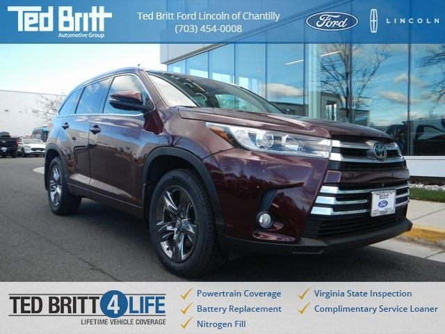 used 2018 Toyota Highlander car, priced at $25,500