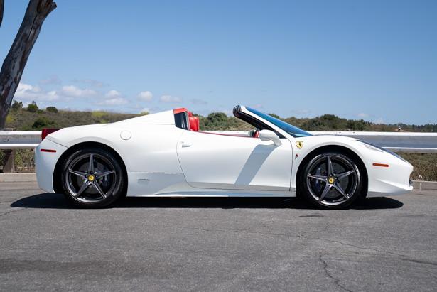 used 2014 Ferrari 458 Spider car, priced at $189,990