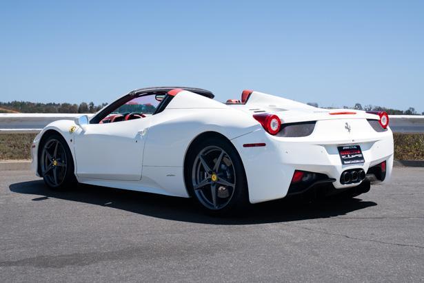 used 2014 Ferrari 458 Spider car, priced at $189,990
