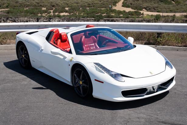 used 2014 Ferrari 458 Spider car, priced at $189,990