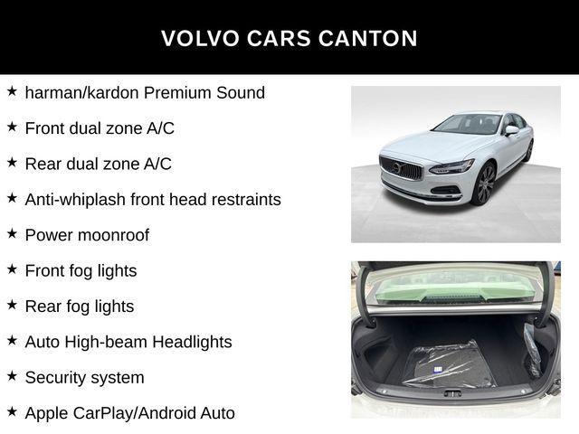 new 2025 Volvo S90 car, priced at $61,095