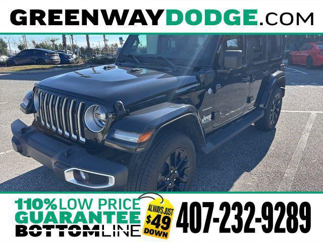 used 2021 Jeep Wrangler Unlimited 4xe car, priced at $34,506