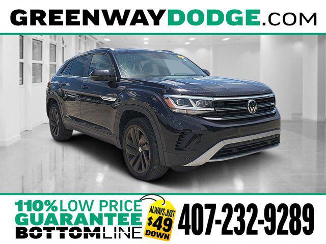 used 2022 Volkswagen Atlas Cross Sport car, priced at $21,889