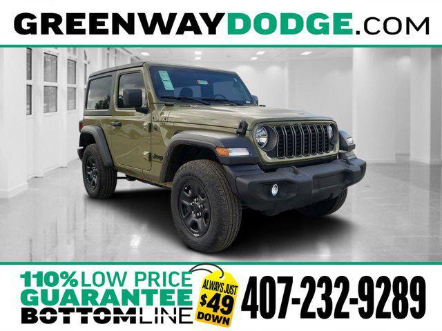 new 2025 Jeep Wrangler car, priced at $34,145