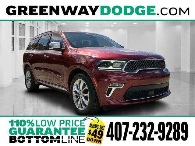 used 2022 Dodge Durango car, priced at $30,499