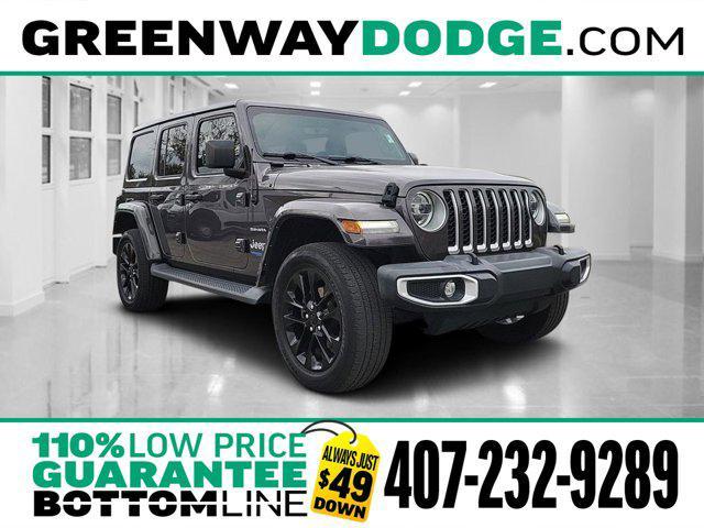 used 2021 Jeep Wrangler Unlimited car, priced at $33,411