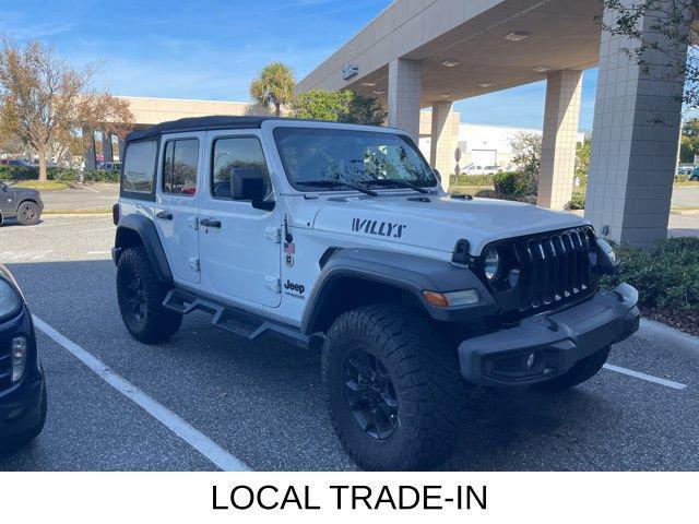 used 2021 Jeep Wrangler Unlimited car, priced at $34,678