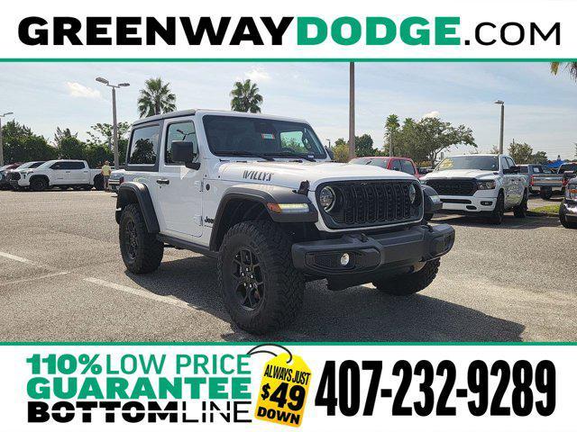 new 2025 Jeep Wrangler car, priced at $38,304