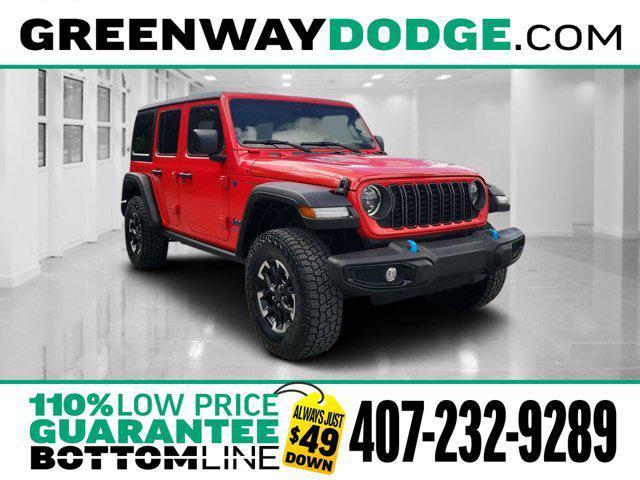 used 2024 Jeep Wrangler 4xe car, priced at $35,997