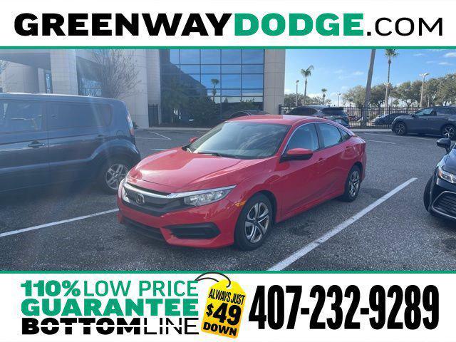 used 2018 Honda Civic car, priced at $15,520