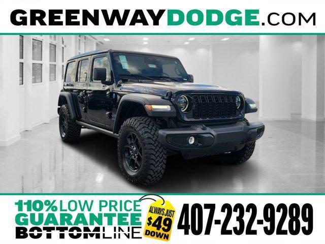 new 2025 Jeep Wrangler 4xe car, priced at $55,842