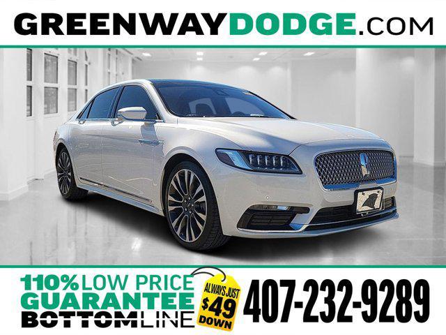 used 2019 Lincoln Continental car, priced at $22,343