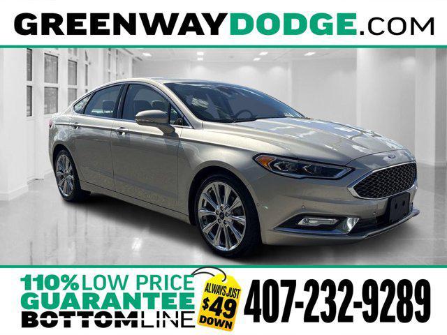 used 2017 Ford Fusion car, priced at $12,809