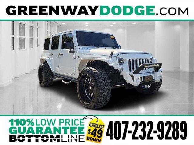 used 2017 Jeep Wrangler Unlimited car, priced at $22,697