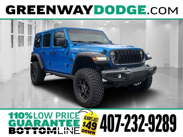 used 2025 Jeep Wrangler 4xe car, priced at $46,900