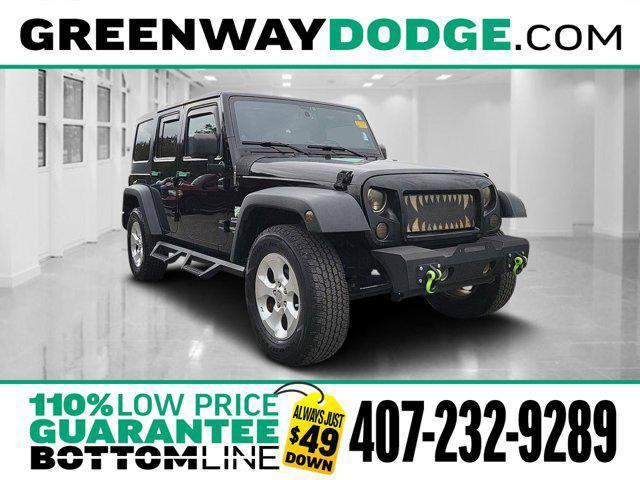 used 2014 Jeep Wrangler Unlimited car, priced at $13,796