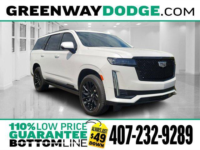 used 2023 Cadillac Escalade car, priced at $83,569