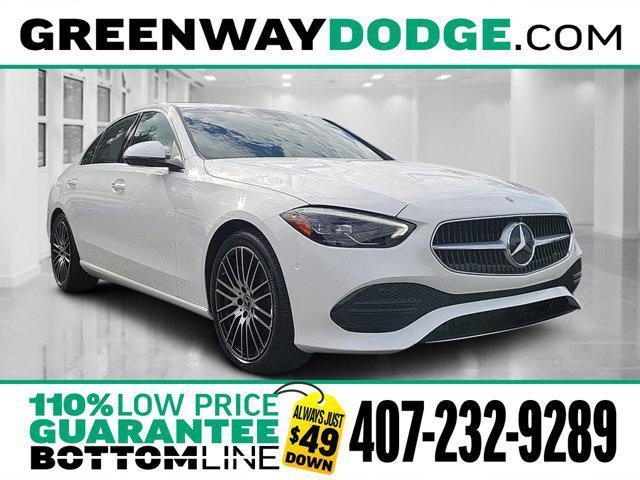 used 2023 Mercedes-Benz C-Class car, priced at $36,990