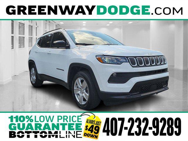 used 2022 Jeep Compass car, priced at $21,387