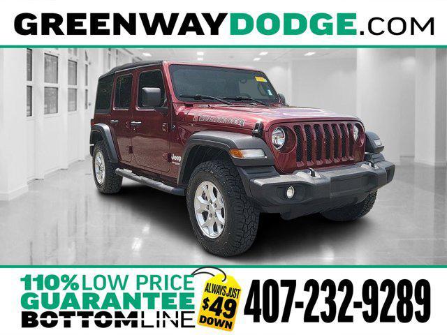 used 2021 Jeep Wrangler Unlimited car, priced at $28,860