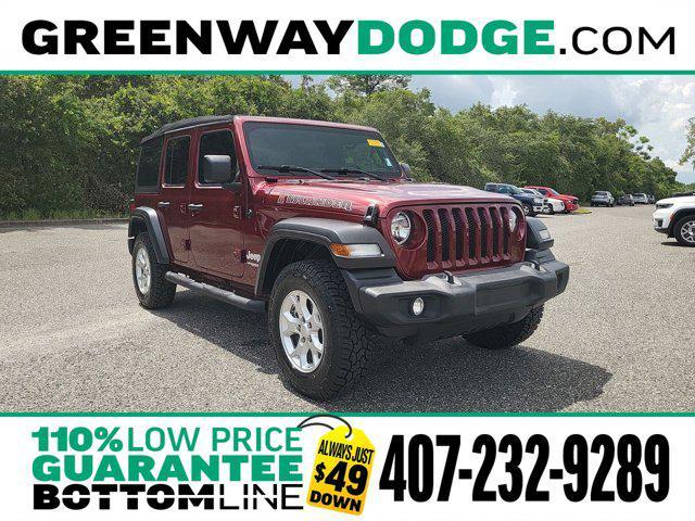 used 2021 Jeep Wrangler Unlimited car, priced at $29,737