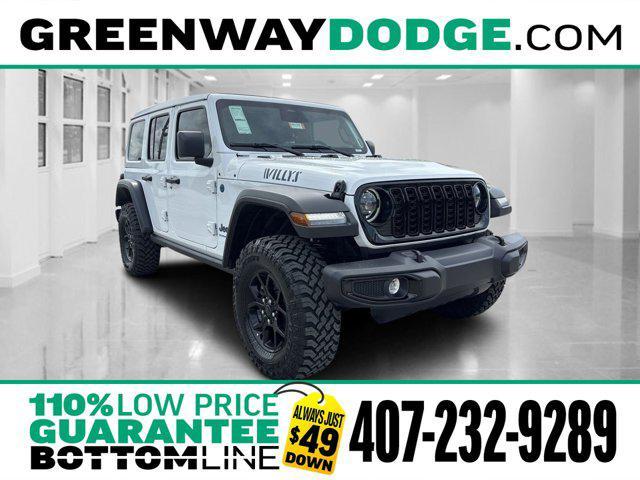 new 2025 Jeep Wrangler 4xe car, priced at $55,324