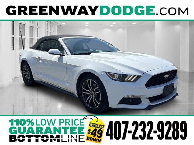 used 2015 Ford Mustang car, priced at $13,686