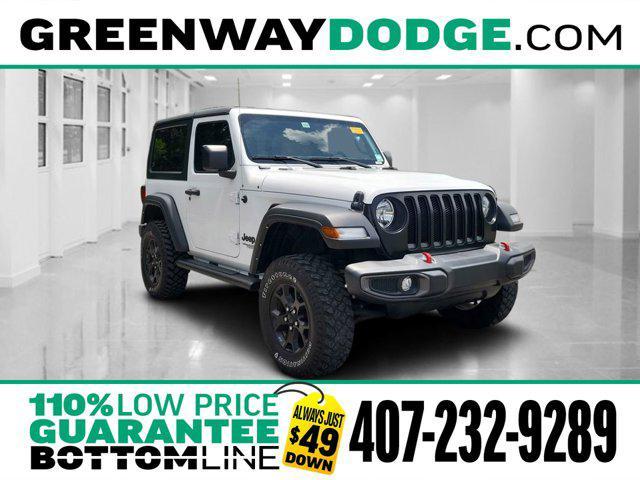 used 2021 Jeep Wrangler car, priced at $26,868