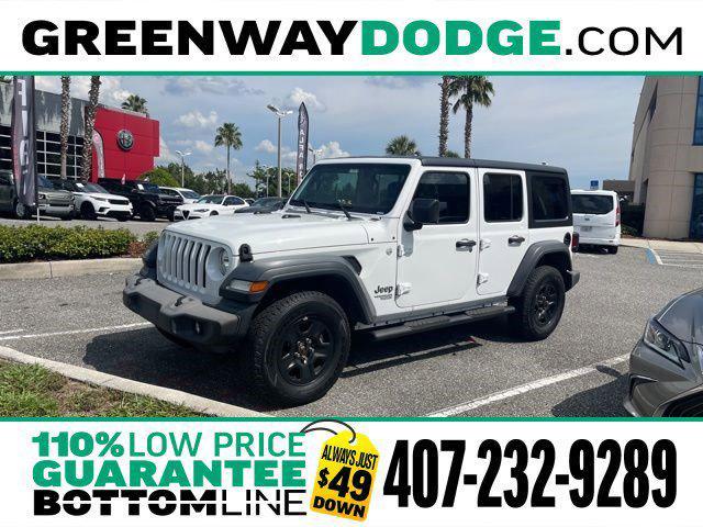 used 2018 Jeep Wrangler Unlimited car, priced at $17,998