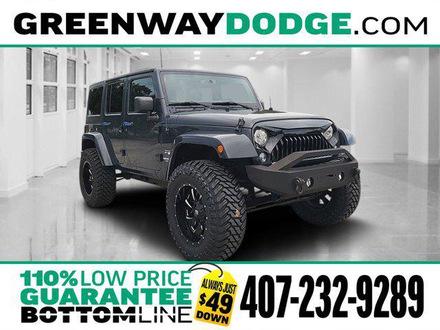 used 2017 Jeep Wrangler Unlimited car, priced at $24,138