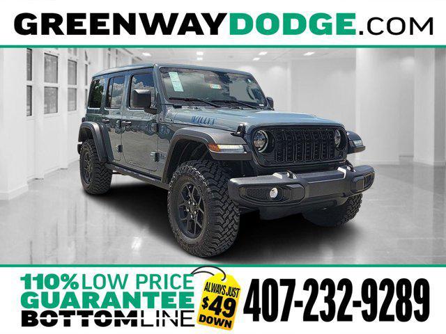 new 2025 Jeep Wrangler 4xe car, priced at $55,842
