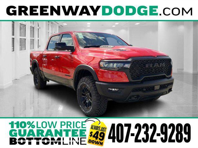 new 2025 Ram 1500 car, priced at $58,911