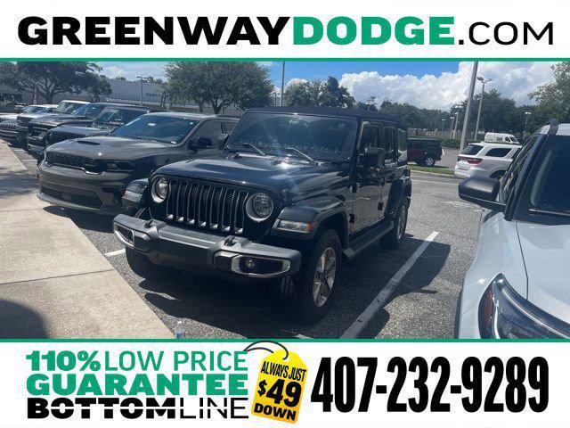 used 2022 Jeep Wrangler Unlimited car, priced at $33,829