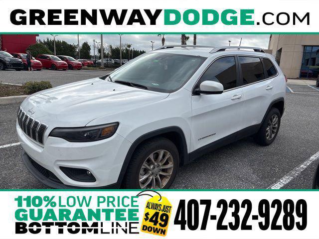 used 2021 Jeep Cherokee car, priced at $19,952