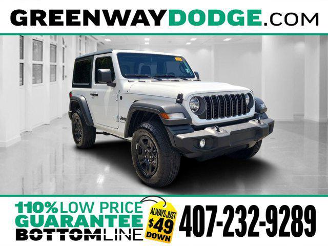 used 2025 Jeep Wrangler car, priced at $30,690