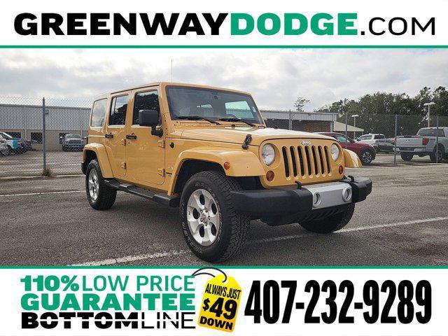 used 2013 Jeep Wrangler Unlimited car, priced at $18,787