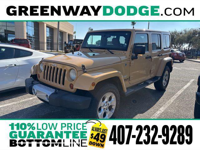 used 2013 Jeep Wrangler Unlimited car, priced at $18,787