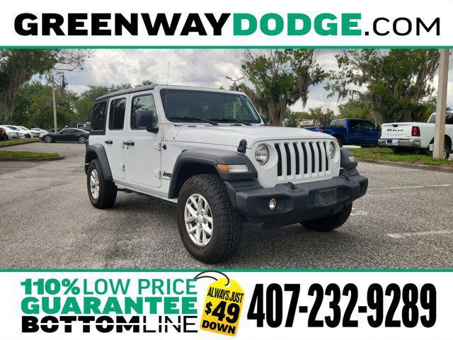 used 2023 Jeep Wrangler car, priced at $28,954