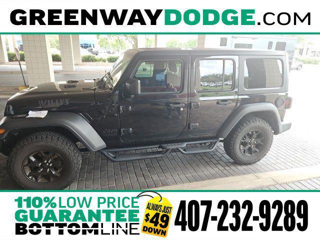 used 2021 Jeep Wrangler car, priced at $29,862